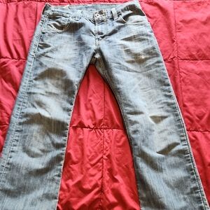 Vintage Levi's Men's Straight Jeans WAIST 32- Light Blue